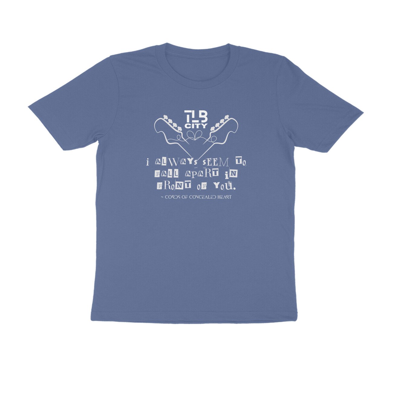 Cords Of Concealed Heart Men's Round Neck T-Shirt - Image 2