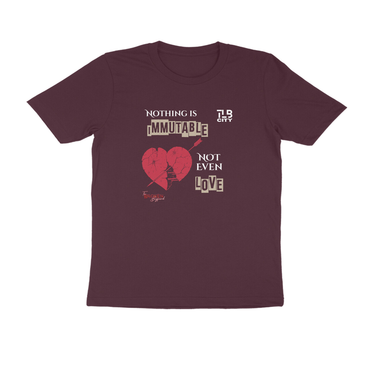 The Broken Boyfriend Men Round Neck T-Shirt - Image 2