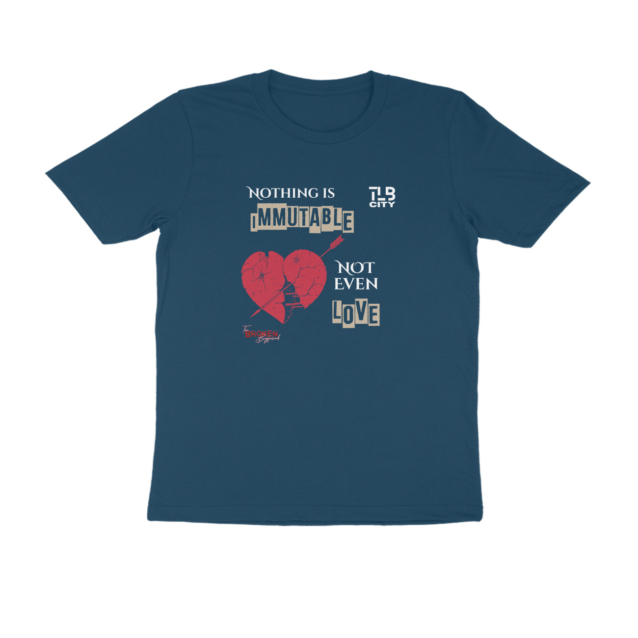 The Broken Boyfriend Men Round Neck T-Shirt - Image 4