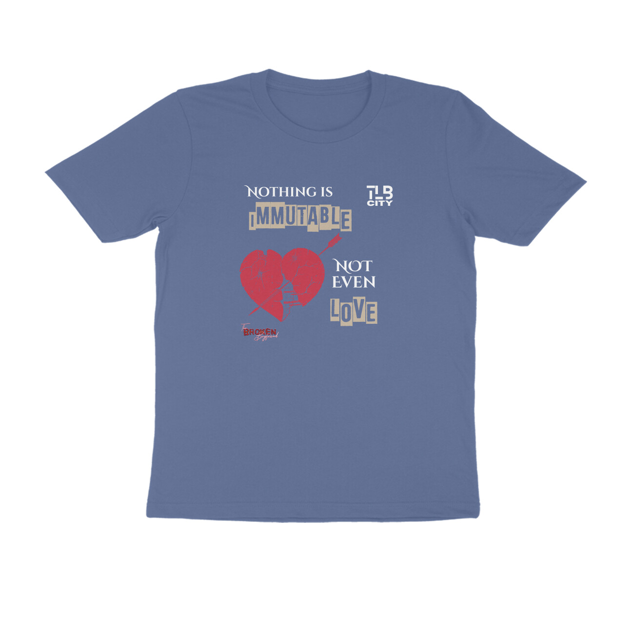 The Broken Boyfriend Men Round Neck T-Shirt - Image 5