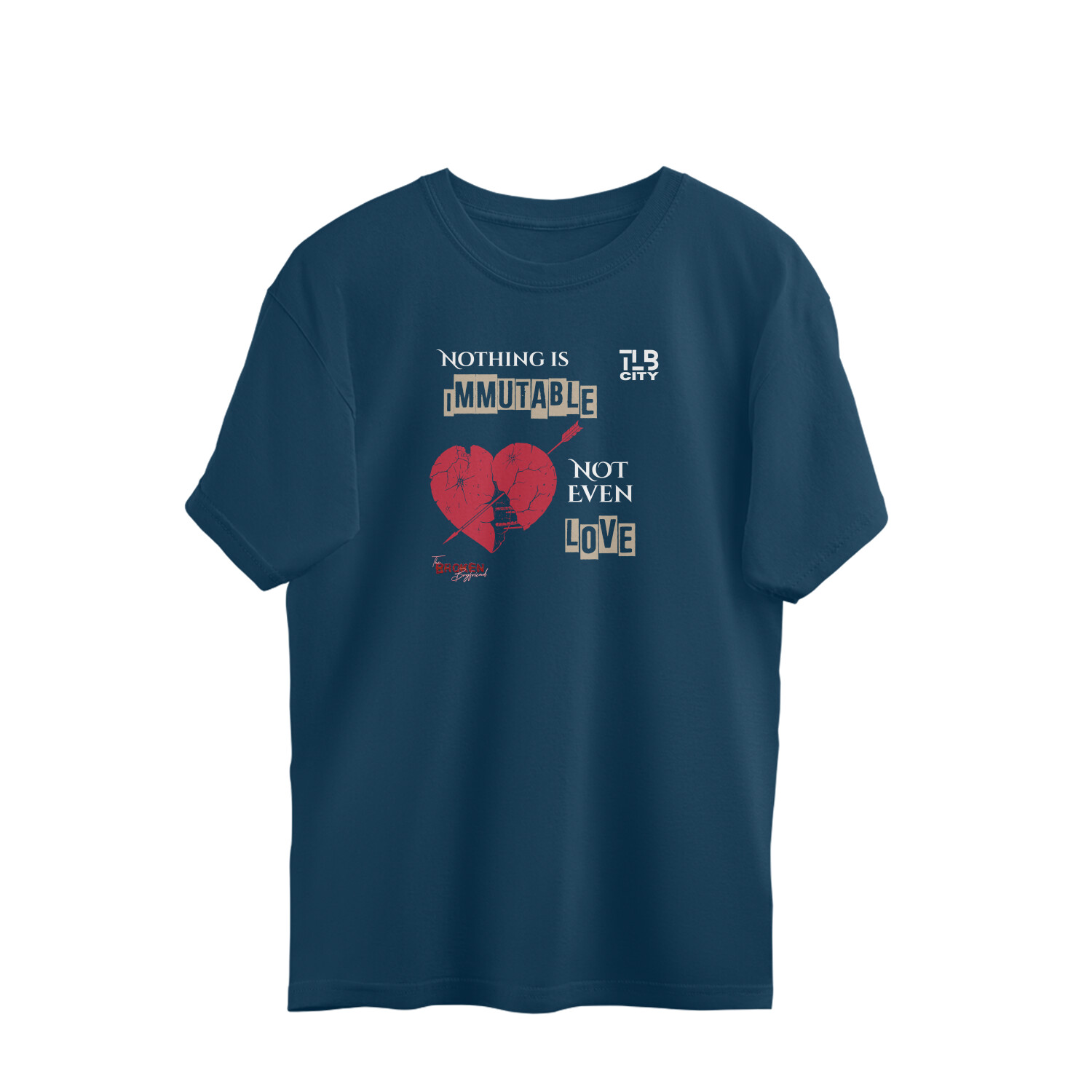 The Broken Boyfriend Oversized T-shirt - Image 3