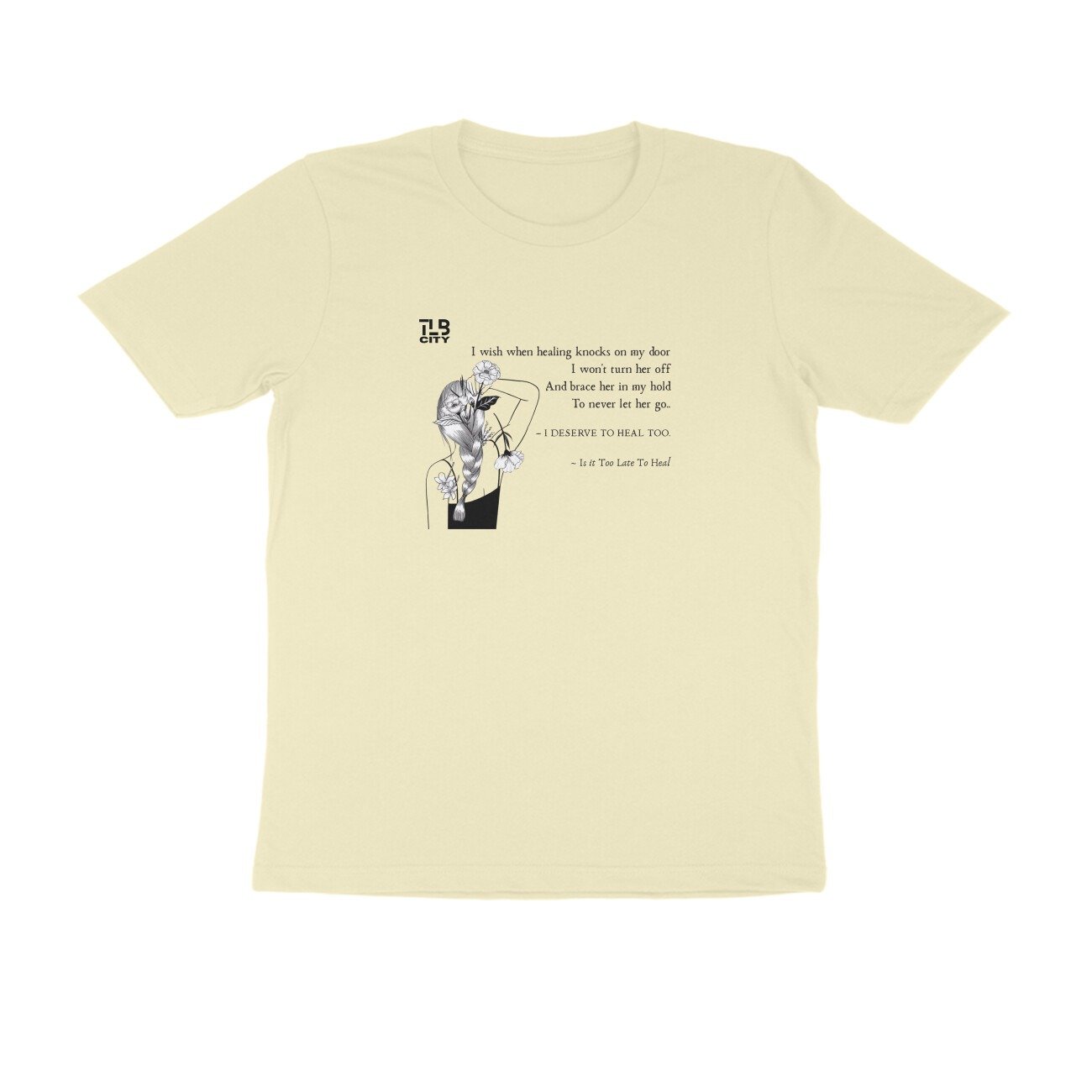 Is It Too Late To Heal? Men Round Neck T-Shirt - Image 3