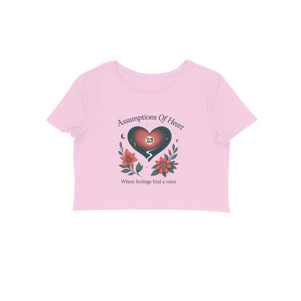 Assumptions Of Heart Crop Top - Image 2