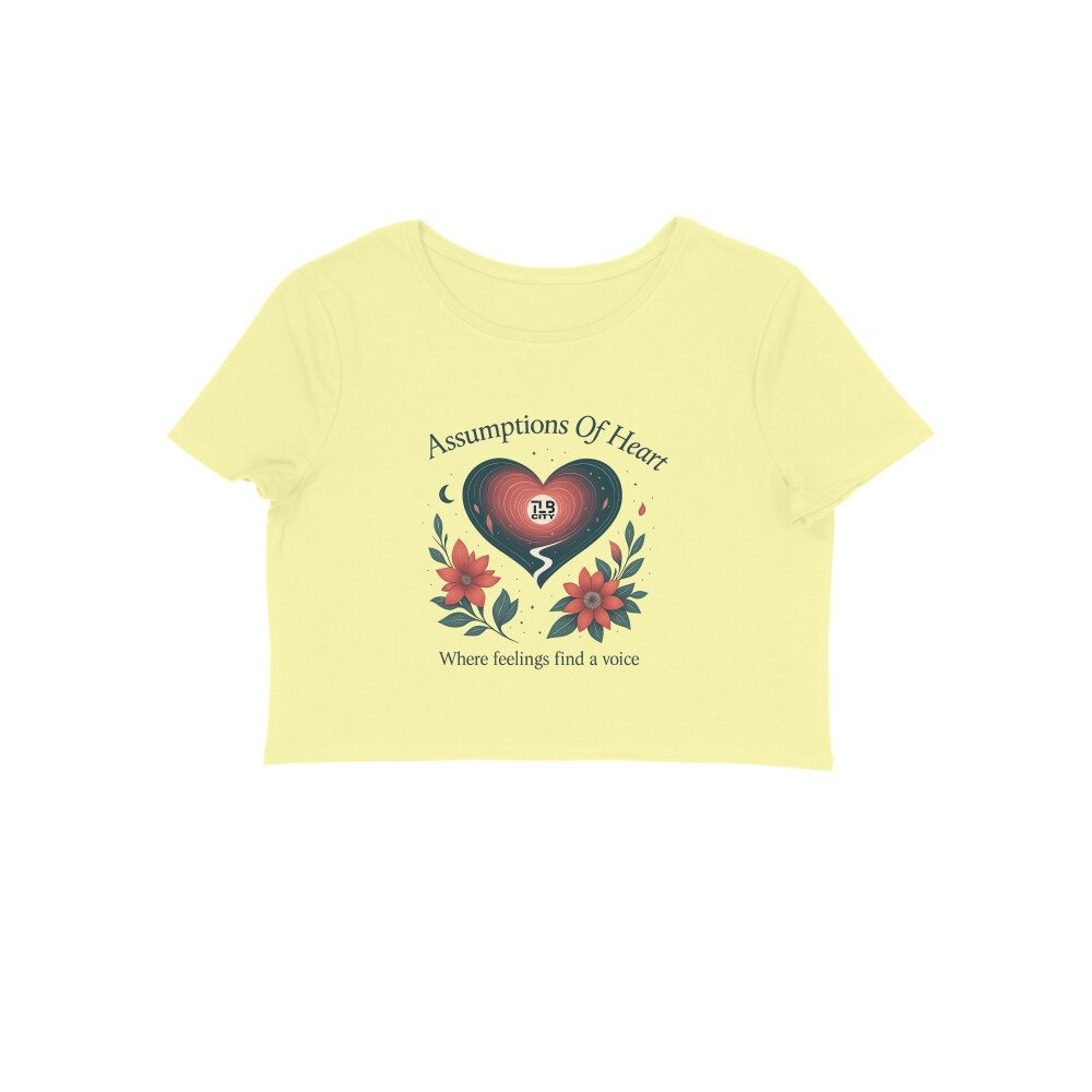 Assumptions Of Heart Crop Top - Image 4
