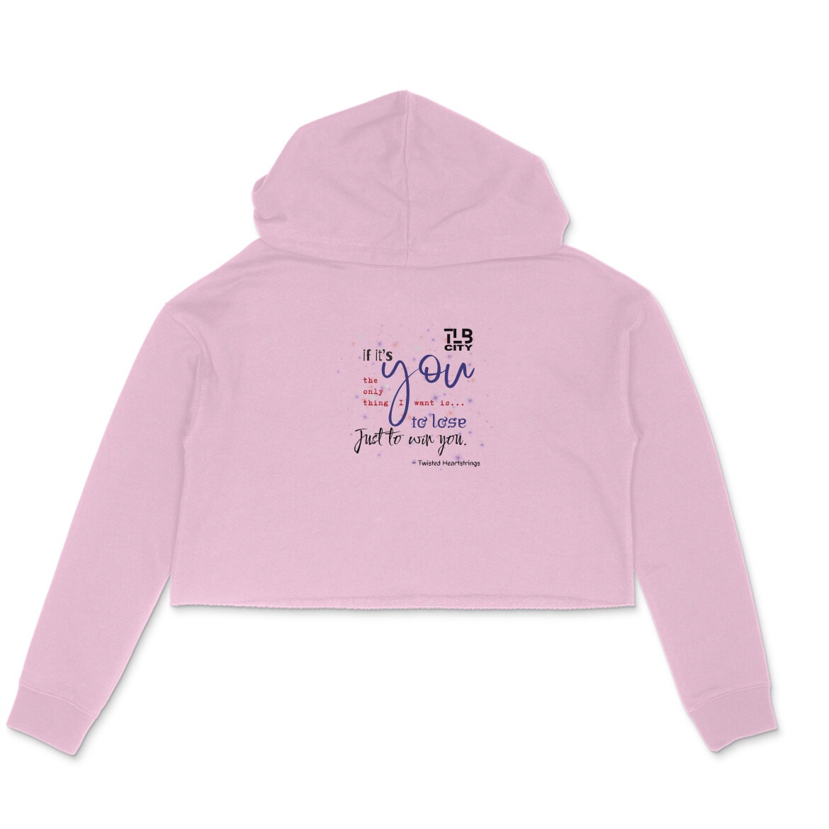 Twisted Heartstrings Crop Hoodie
