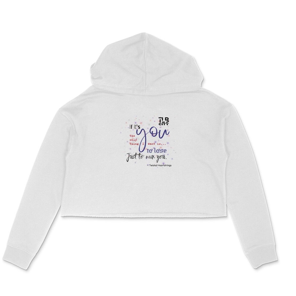 Twisted Heartstrings Crop Hoodie - Image 2