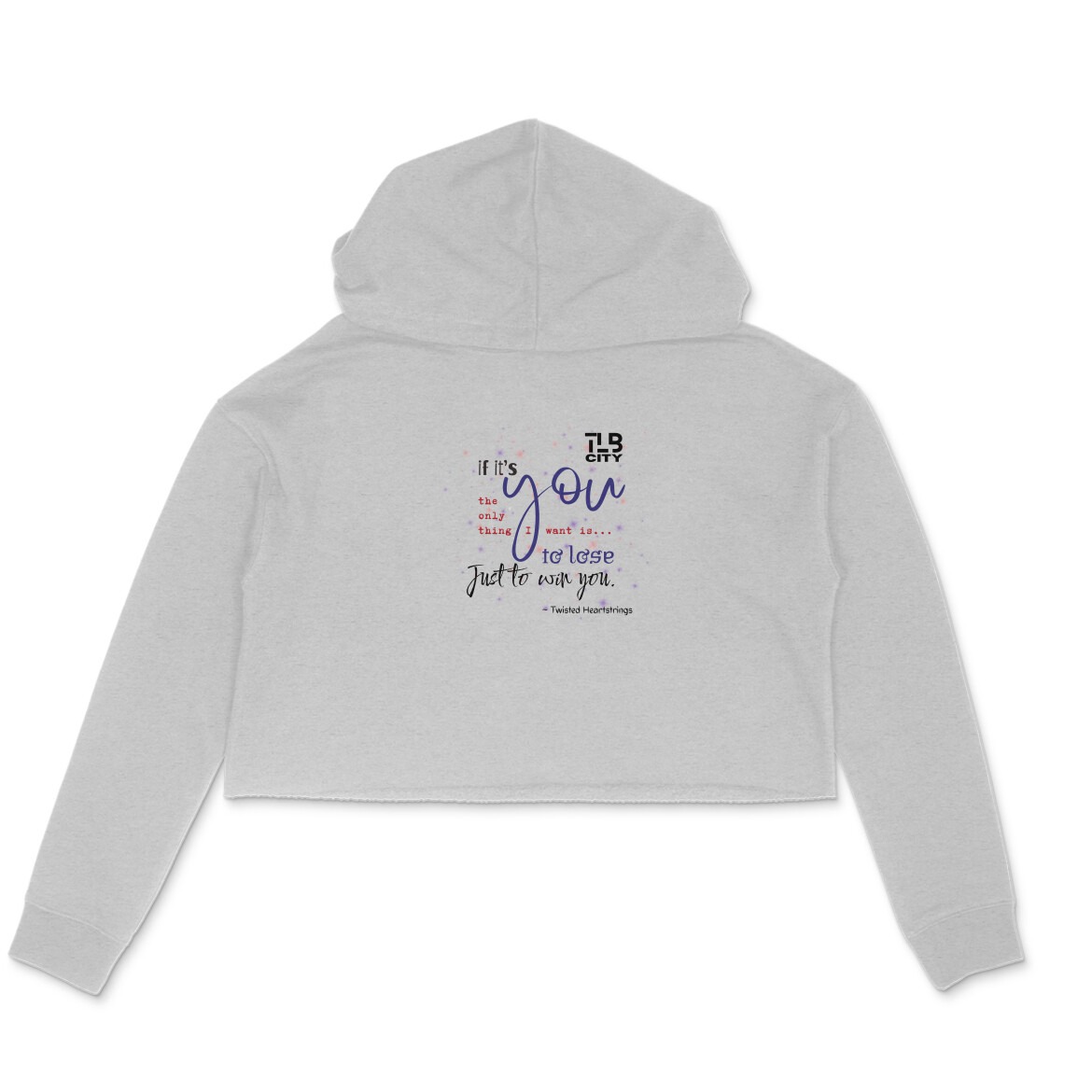 Twisted Heartstrings Crop Hoodie - Image 3