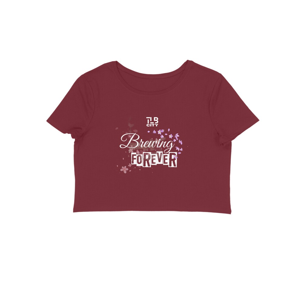 Brewing Forever Crop Top - Image 3