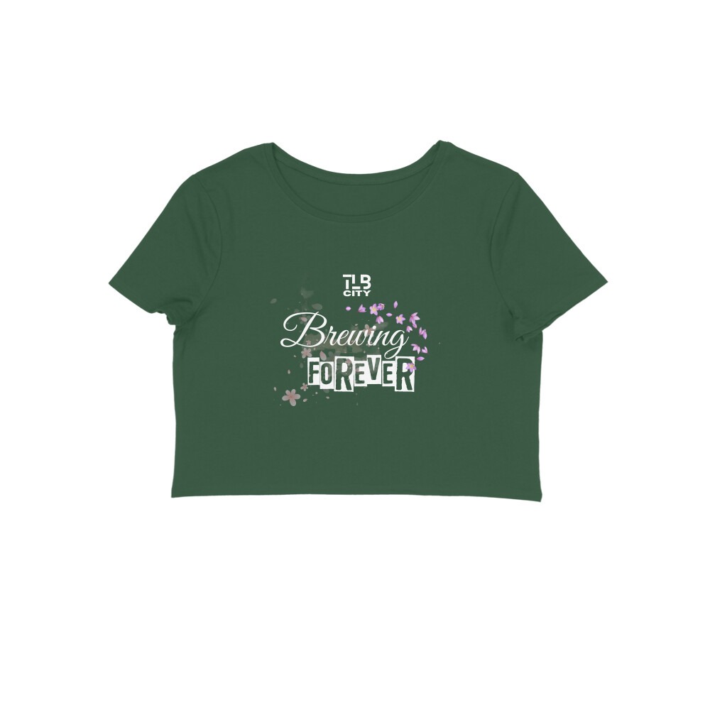 Brewing Forever Crop Top - Image 9