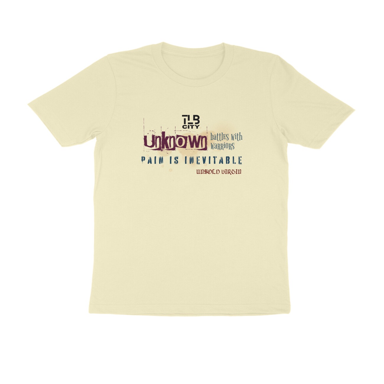 Unsold Virgin Men Round Neck T-Shirt