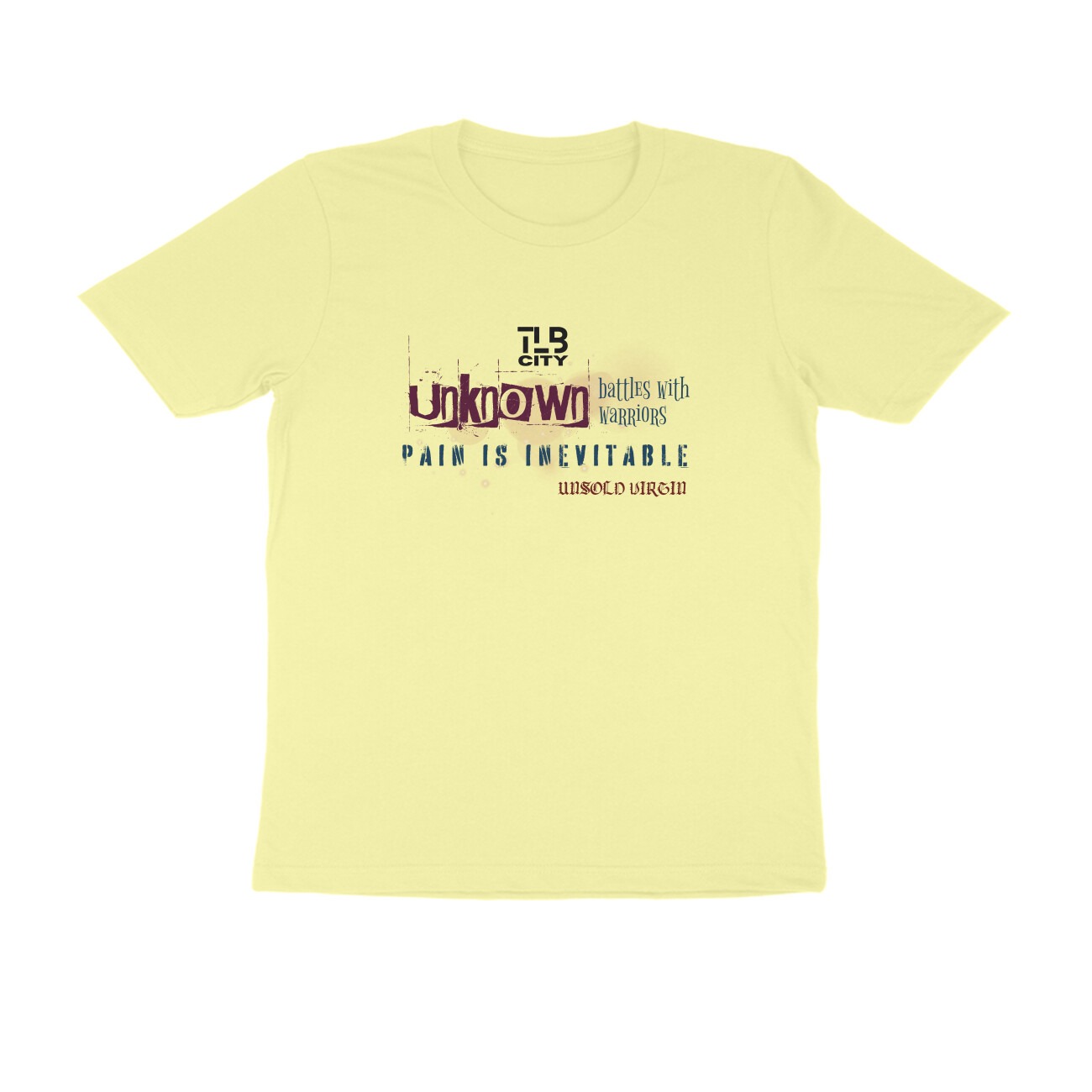 Unsold Virgin Men Round Neck T-Shirt - Image 2