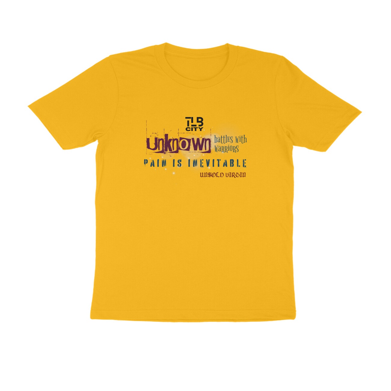 Unsold Virgin Men Round Neck T-Shirt - Image 3