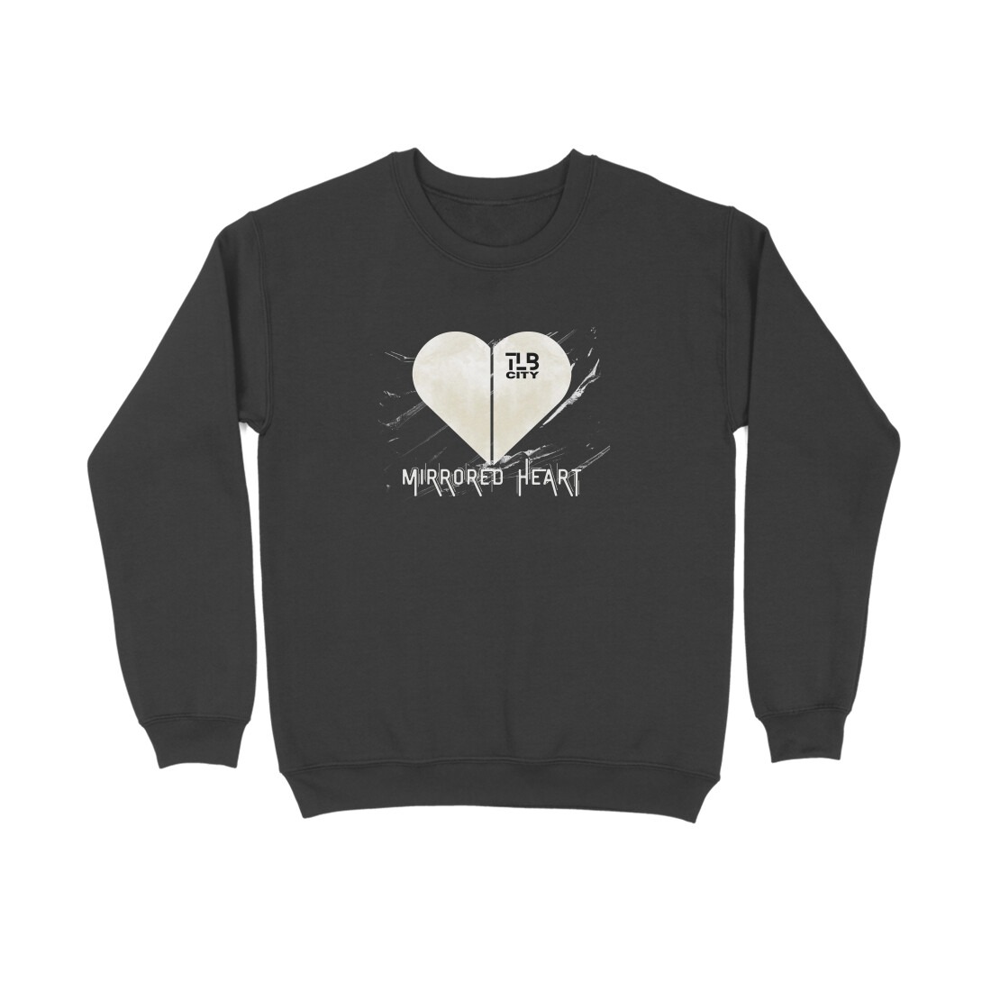Mirrored Heart Sweatshirt - Image 2