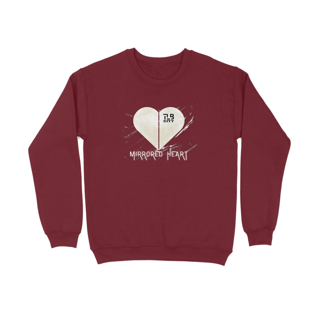 Mirrored Heart Sweatshirt - Image 4
