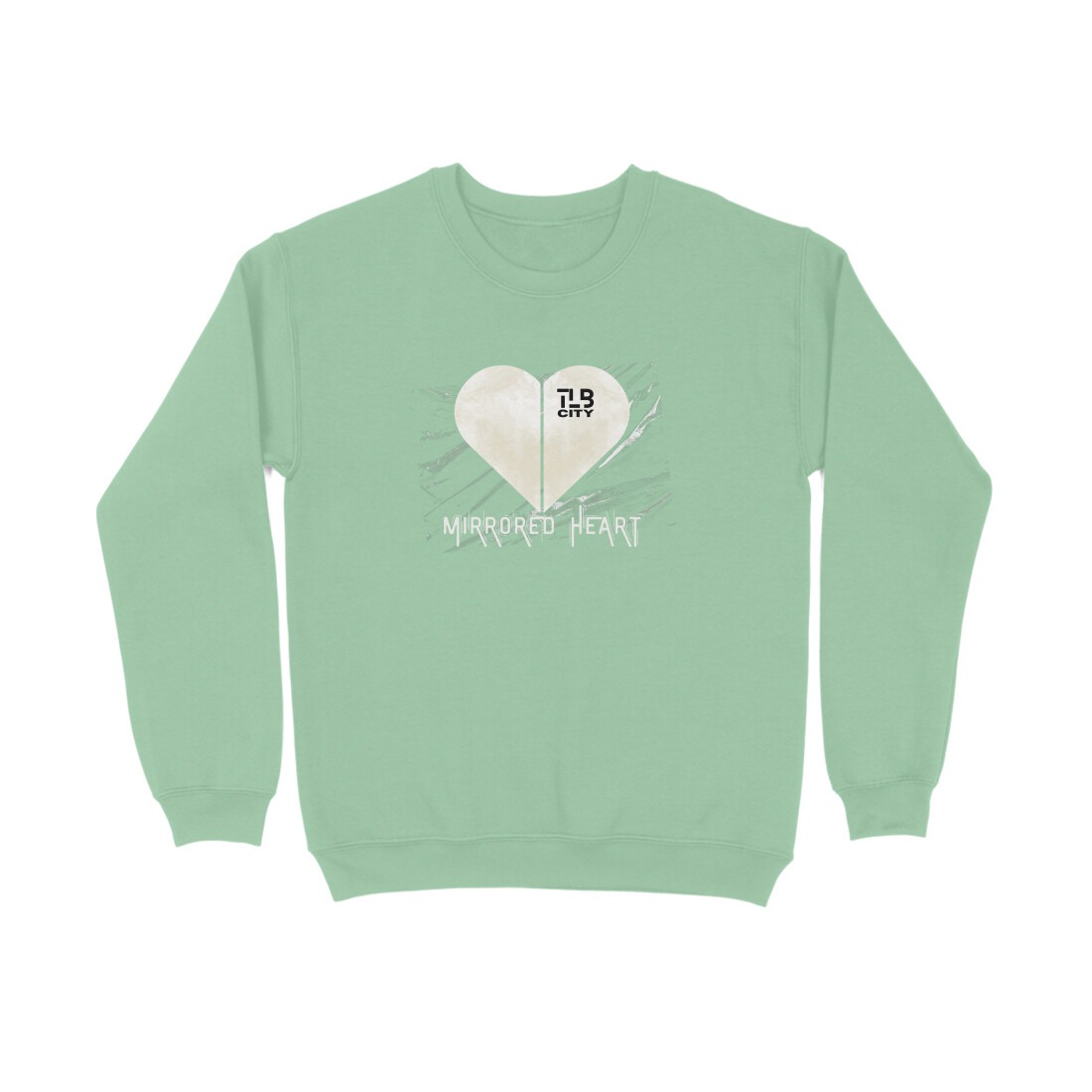 Mirrored Heart Sweatshirt - Image 5