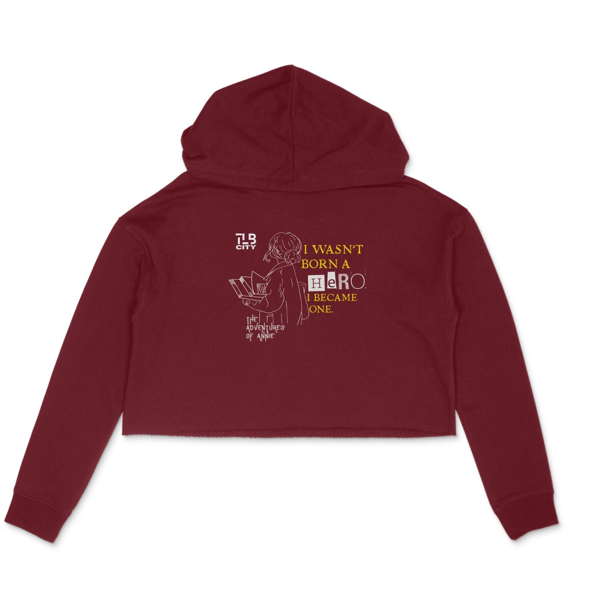 The Adventures of Annie Crop Hoodie - Image 2