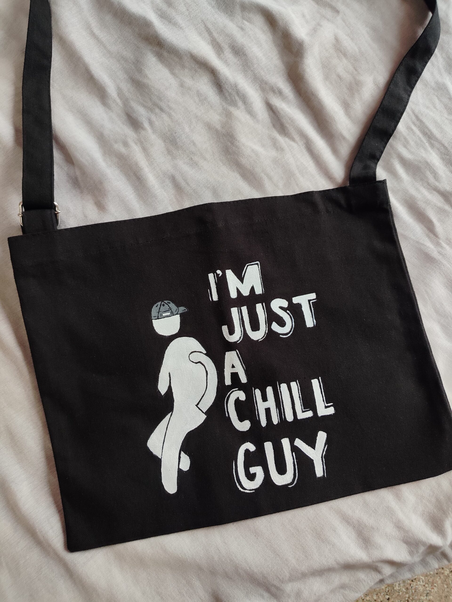 Black Handpainted ToteBags | Nidhi Bhatia - Image 4