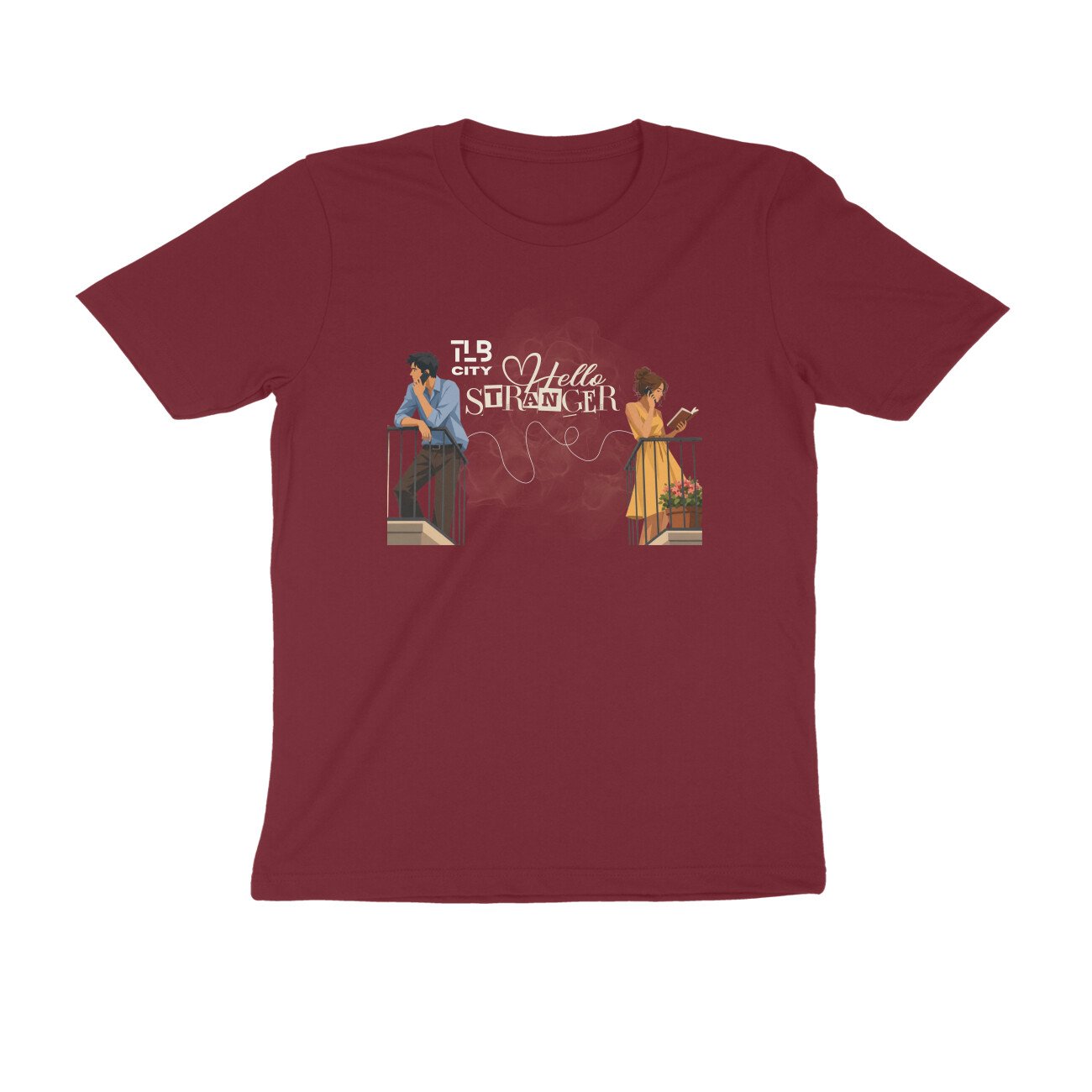 Hello Stranger Men Round Neck T-Shirt - Image 4