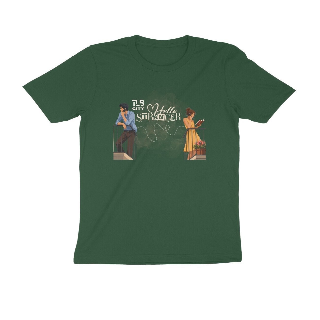 Hello Stranger Men Round Neck T-Shirt - Image 5
