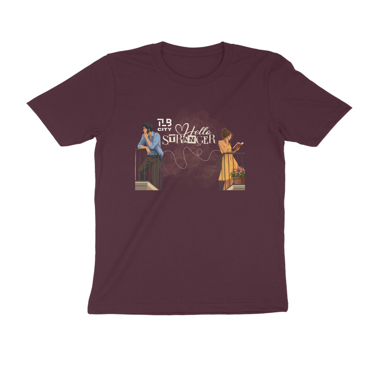Hello Stranger Men Round Neck T-Shirt - Image 7