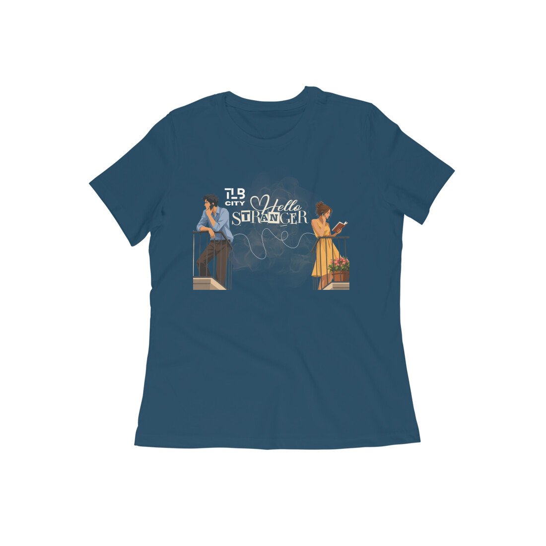 Hello Stranger Women Round Neck T-Shirt