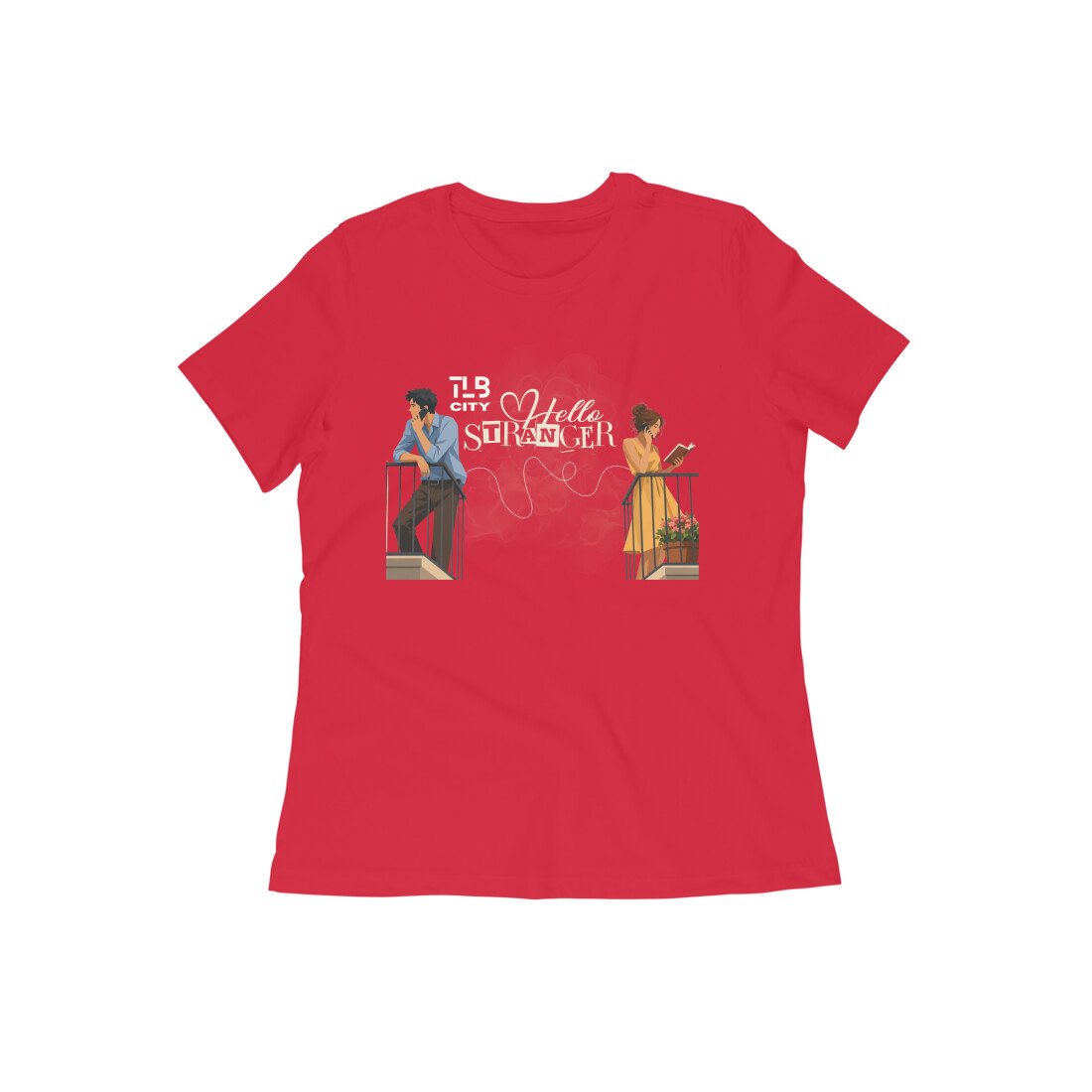 Hello Stranger Women Round Neck T-Shirt - Image 2