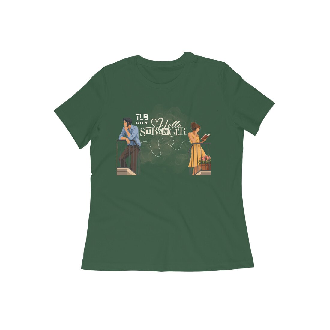 Hello Stranger Women Round Neck T-Shirt - Image 4