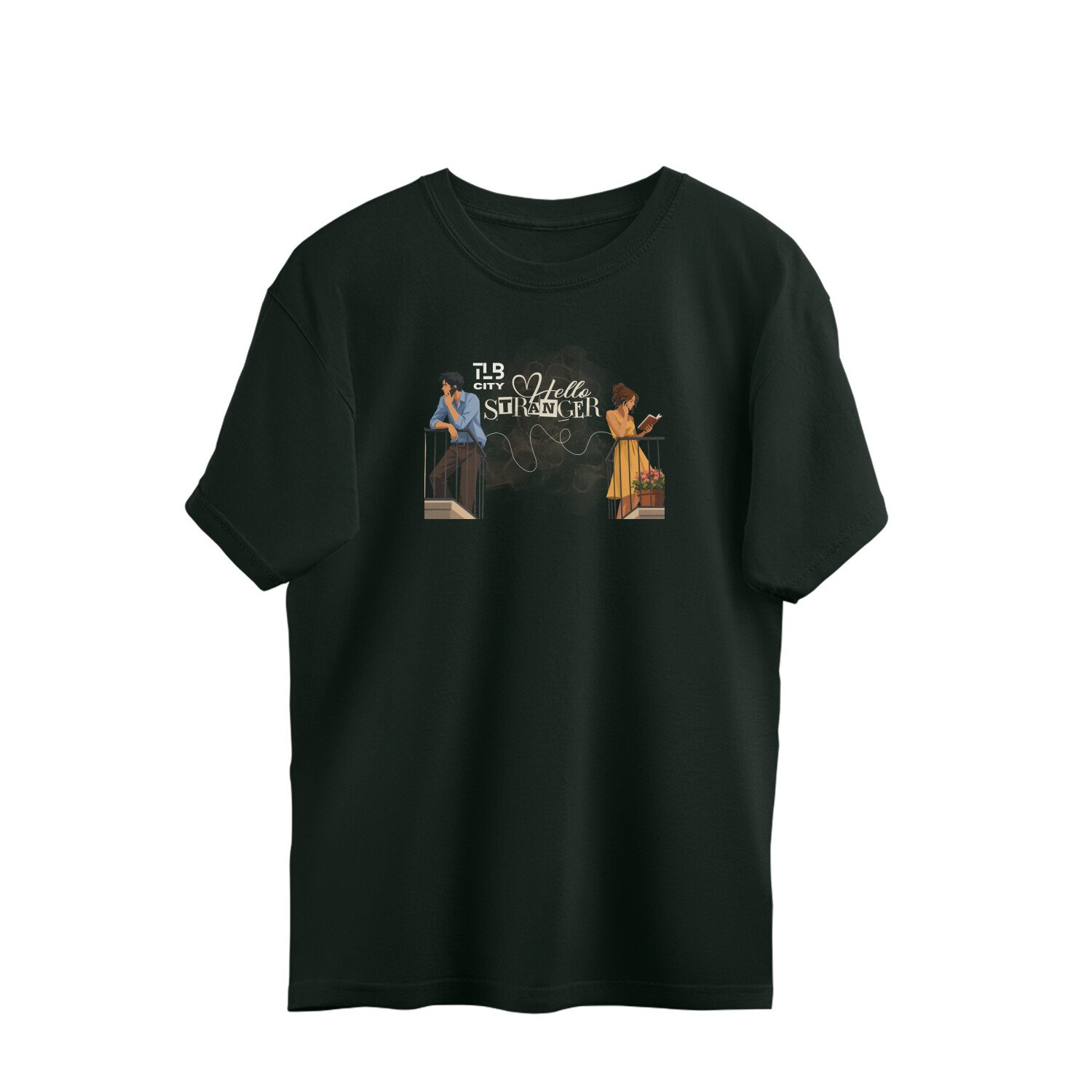 Hello Stranger Oversized T-Shirt - Image 2