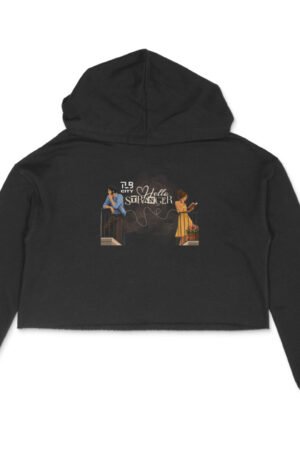 Hello Stranger Crop Hoodie