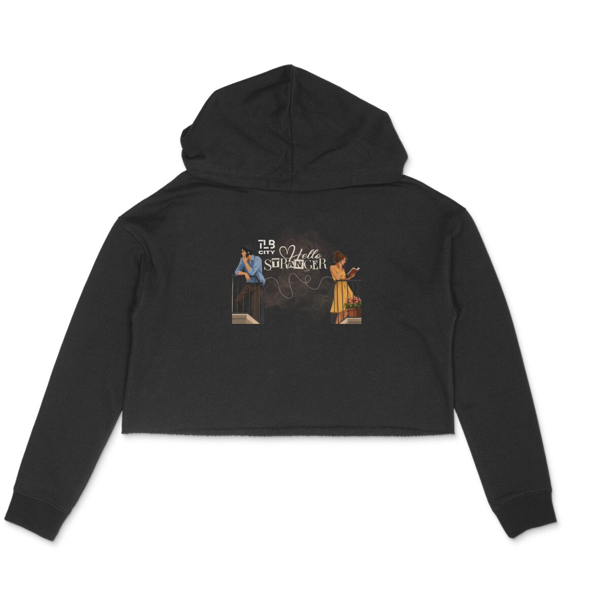 Hello Stranger Crop Hoodie