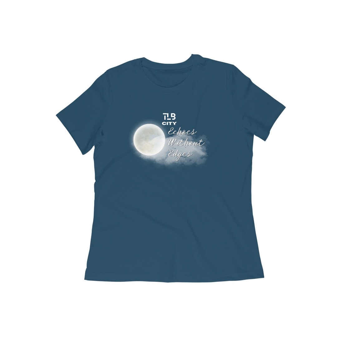 Echoes Without Edges Women’s Round Neck T-Shirt