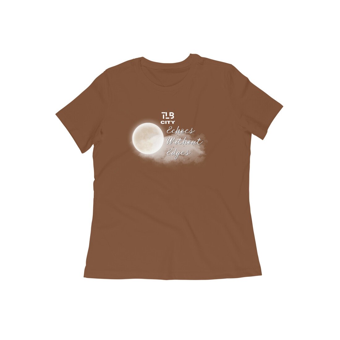 Echoes Without Edges Women’s Round Neck T-Shirt - Image 2