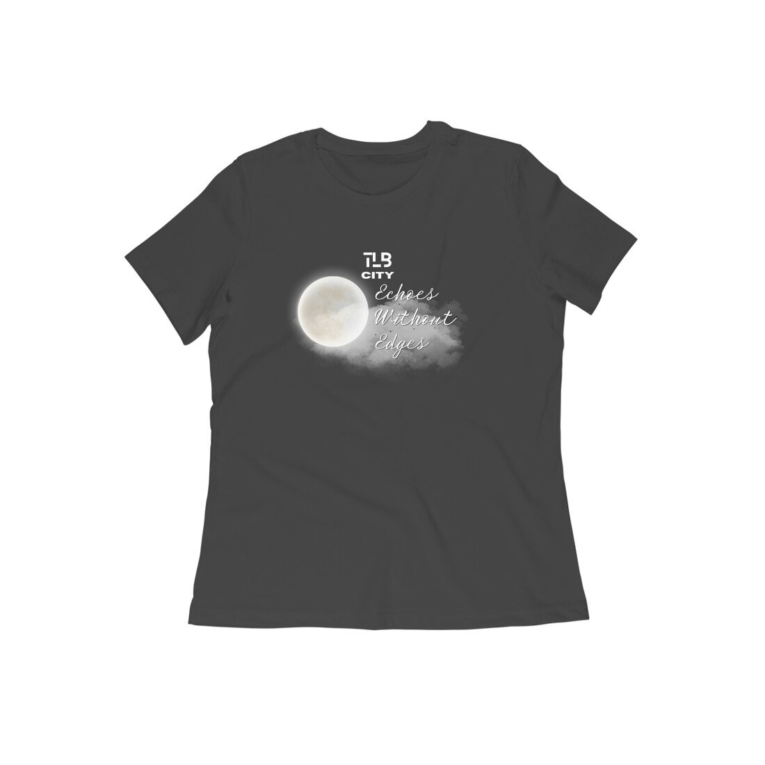Echoes Without Edges Women’s Round Neck T-Shirt - Image 3