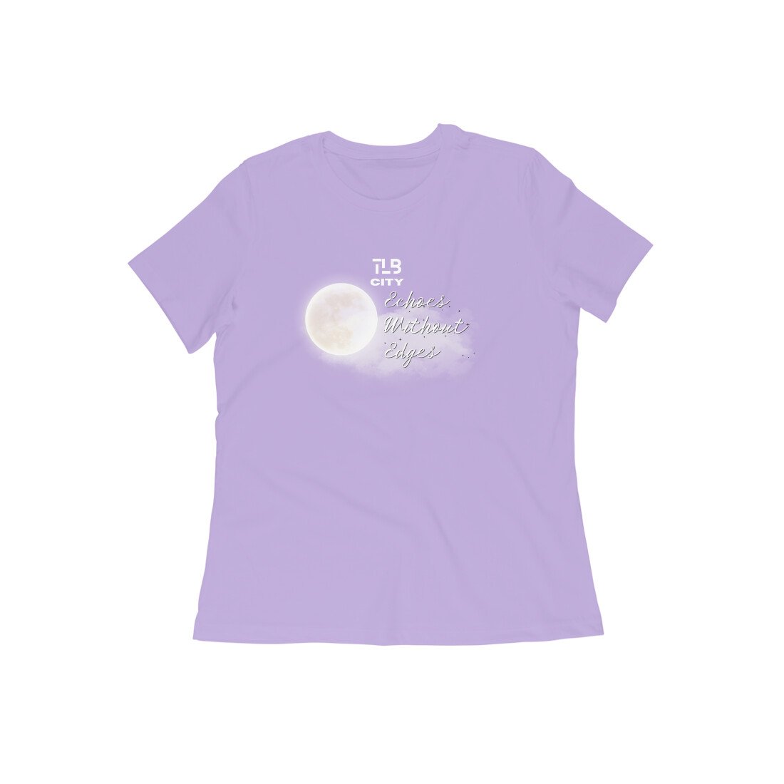 Echoes Without Edges Women’s Round Neck T-Shirt - Image 4