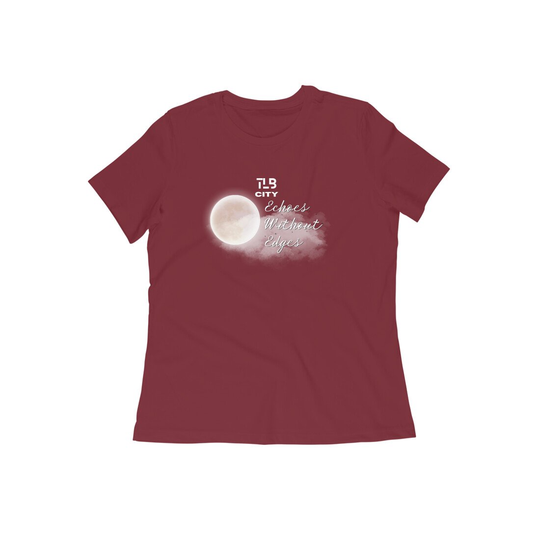 Echoes Without Edges Women’s Round Neck T-Shirt - Image 5