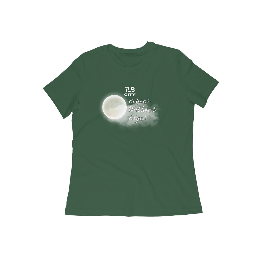 Echoes Without Edges Women’s Round Neck T-Shirt - Image 6