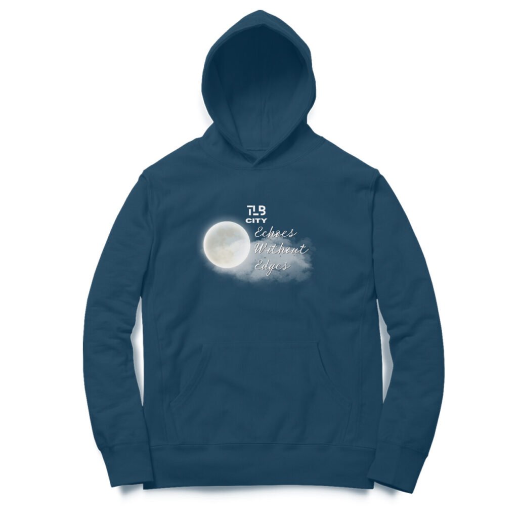 Echoes Without Edges Oversized Hoodie