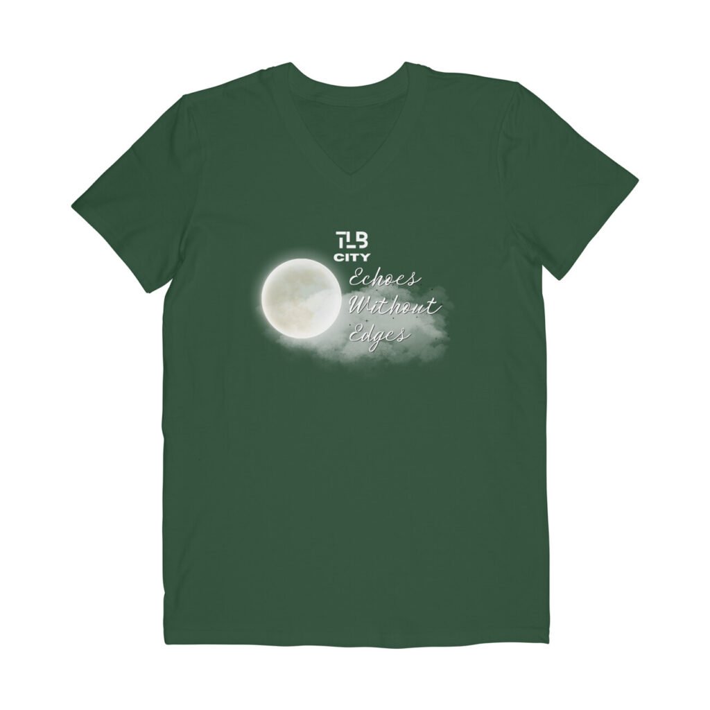 Echoes Without Edges V-Neck T-Shirt